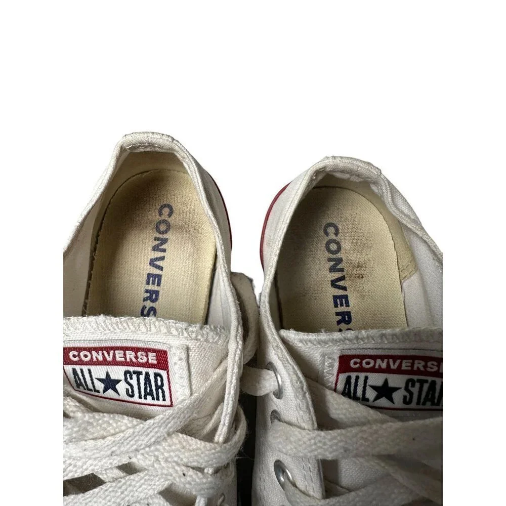 Converse, All Star white unisex tennis shoes
